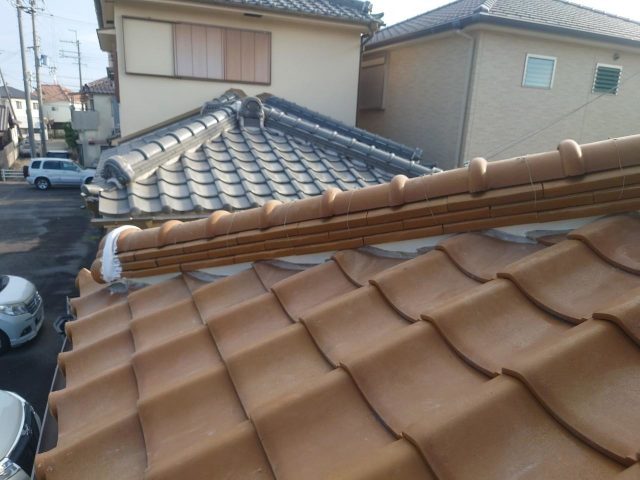 姫路市で詰め直しを行った漆喰